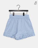 Haren Tiered Frill Banding Short Pants