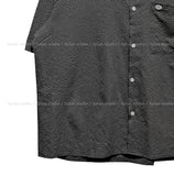 Karen Button Check Crop Short Sleeve Shirt