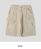 Mute Dyeing Bermuda Cargo Pants