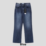 Shade flare denim pants