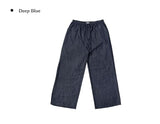 Appe Nonfade Banding Raw Wide Denim Pants