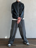 Crack Leather Jacket