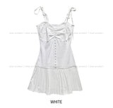 Glare pleated bustier one-piece