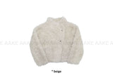 DIAGONAL BUTTON FUR JACKET