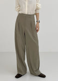 Lau High Waist Wide Slacks