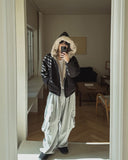 Acid Reversible Fur Jacket