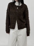 Texel Hairy Fur Cardigan