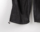 [MADE] Kinto String Two-Way Linen Denim Long Wide Jogger Pants