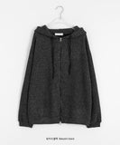 [unisex] Roedy Two-Way Knit Over Hood Zip-Up