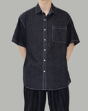 Del Luna Denim Short Sleeve Shirt