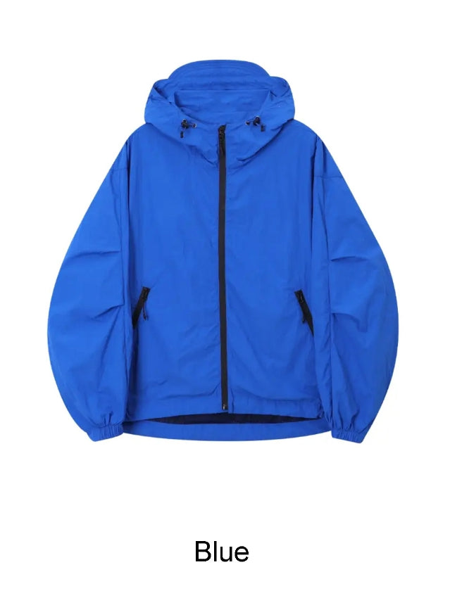 【SATIIIZ】Perron Packable Wind Jacket Perron Packable Wind Jacket - satiiiz
