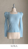 Willet Square Puff Knit