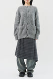 (W) Rier Checked Wool Skirt