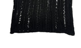 PT Diagonal Net One Shoulder Lip Neck Mesh Long Knit