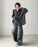 Ivan Washed Cargo Denim