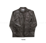 SOFT CRACK LEATHER JACKET