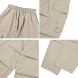 Rotten Pintuck Cargo Banding Pants