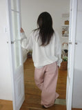 [BAONHAUS] Cretin Stud Cotton Wide Pants