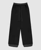 Double-Waisted Jersey Pants