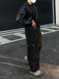 Glossy Crop Collar Jacket