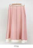 Denain Chiffon Double Layered Long Skirt