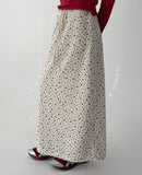 STAR BACK SLIT SKIRT
