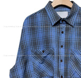 Heb Check Crop Cutting Shirt