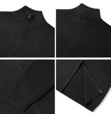 Renki Soft Ribbed Knit Zip-Up