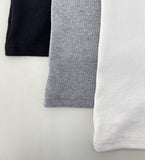 Luyou Basic Ribbed Round Sleeveless