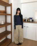 Sidu Small Flower Wave Long Sleeve T-Shirt