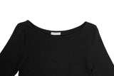 Amp Boatneck Peach Long Sleeve T-Shirt