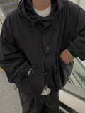 Nylon hoodie string high-end wind parka