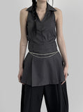 Surren Stripe Collar One Piece
