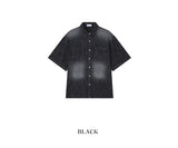 Summer ice cooling denim shirt