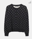 Vda Dot Color Matching Knit Cardigan