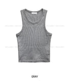 [U-BASIC] P.O. Basic ribbed sleeveless