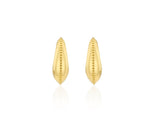 Champagne Moon Silver Gout Glint Earrings S