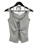 Layered Twist Halter Sleeveless