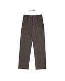 Wool Double Span Banding Wide Slacks