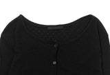 Juron Flower Punching Cardigan