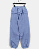 [Brushed Lining] Chels Frill Tiered Layered Jogger Training Pants