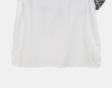 Daming Check Chiffon String Layered Long Skirt