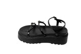 Body Buckle Platform Sole Sandals