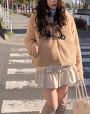 [Underpants lining] Nato Corduroy Tiered Mini Skirt