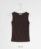 Hoolie Color Basic Ribbed Sleeveless