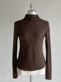 Cadell Layered See-Through Polar T-Shirt and Leather One Piece Set