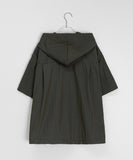 [unisex] Sdit Summer Nylon Hood Over Short Sleeve Shirt