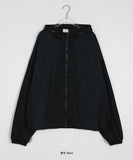 [unisex] Netijyu String Color Over Hood Wind Jacket