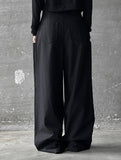 Warp cut pants