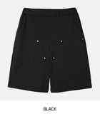 Tear Rivet Double Knee Bermuda Pants